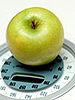 Apple on Scales