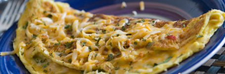 Courgette Omelette