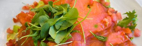 Salmon & Strawberry Salad