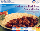 Chicken in a Black Bean Sauce with Rice, Tesco*