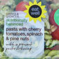 Pasta with Cherry Tomatoes, Spinach & Pine Nuts