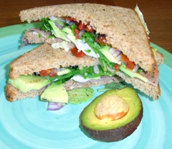 Beef and Avocado Sandwich