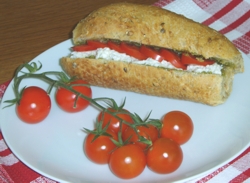Cheese and Pesto Sandwich