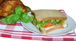 Chicken and Houmous Sandwich