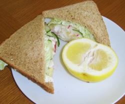 Crab and Grapefruit Sandwich