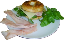 Ham and Cheese Bagel