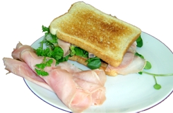 Ham and Marmite Sandwich