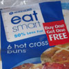 Morrisons Eat Smart 50% Less fat Hot Cross Buns