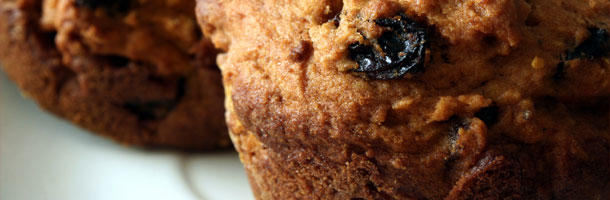 Rhubarb & Ginger Muffins 