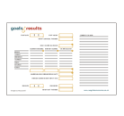 Goals and Results Pad